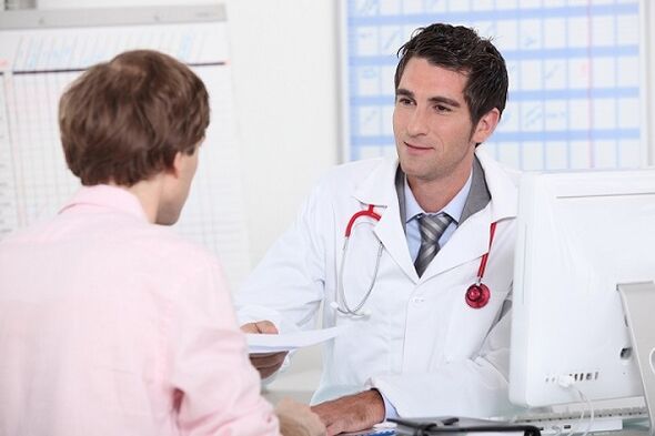 Appointment with a urologist for the treatment of prostatitis
